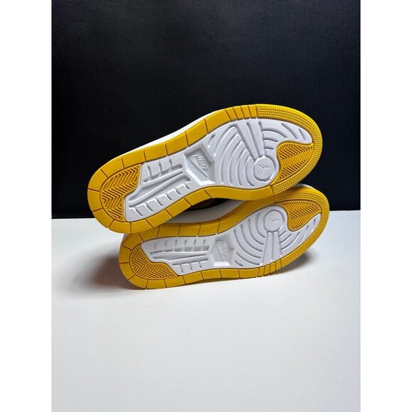 7 Women's Jordan 1 Elevate Low Cement Gray Varsity Maize DH7004 017 - Picture 6 of 9